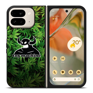 TOY MACHINE SKATEBOARD WEED Google Pixel 9 Pro Fold Case