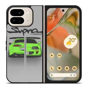 TOYOTA SUPRA CAR CLIPART Google Pixel 9 Pro Fold Case