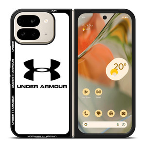 UNDER ARMOUR ROUND WHITE Google Pixel 9 Pro Fold Case UNDER ARMOUR ROUND WHITE Google Pixel 9 Pro Fold Case