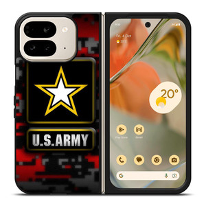 US ARMY CAMO LOGO Google Pixel 9 Pro Fold Case US ARMY CAMO LOGO Google Pixel 9 Pro Fold Case