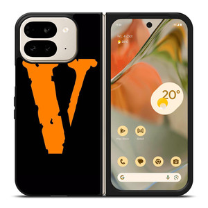 VLONE BLACK LOGO Google Pixel 9 Pro Fold Case