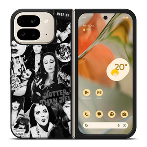 WEDNESDAY ADDAMS FAMILY COLLAGE Google Pixel 9 Pro Fold Case