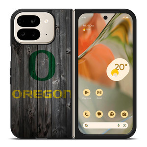 WOODEN LOGO OREGON DUCKS Google Pixel 9 Pro Fold Case WOODEN LOGO OREGON DUCKS Google Pixel 9 Pro Fold Case