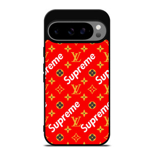 NEW SUPREME RED GOLD PATTERN Google Pixel 9 Pro XL Case NEW SUPREME RED GOLD PATTERN Google Pixel 9 Pro XL Case