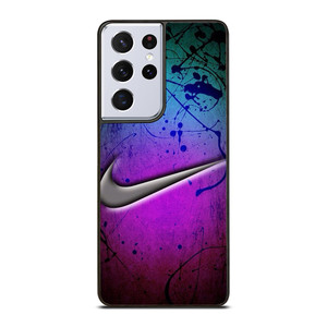 NIKE LOGO GREEN VIOLET Samsung Galaxy S21 Ultra Case NIKE LOGO GREEN VIOLET Samsung Galaxy S21 Ultra Case