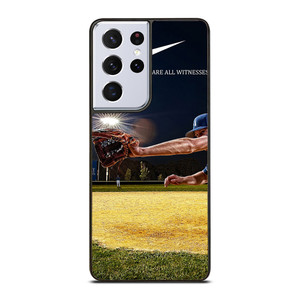 NIKE LOGO WE ARE ALL WITNESSES BASEBALL Samsung Galaxy S21 Ultra Case