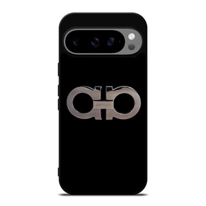 SALVATORE FERRAGAMO LOGO BLACK Google Pixel 9 Pro XL Case