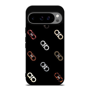 SALVATORE FERRAGAMO LOGO PATTERN Google Pixel 9 Pro XL Case