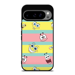SPONGEBOB PATRICK CUTE STRIPE Google Pixel 9 Pro XL Case