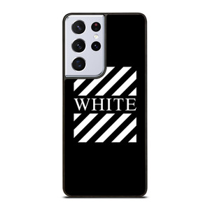 OFF WHITE LOGO CENTER STRIPE Samsung Galaxy S21 Ultra Case OFF WHITE LOGO CENTER STRIPE Samsung Galaxy S21 Ultra Case