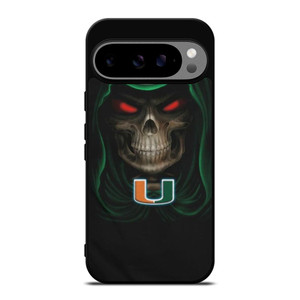 UM MIAMI HURRICANES SKULL Google Pixel 9 Pro XL Case