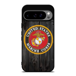 USMC US MARINE CORPS WOOD Google Pixel 9 Pro XL Case
