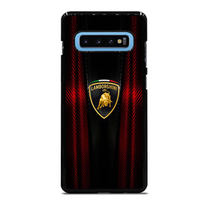 LAMBORGHINI RED CARBON Samsung Galaxy S10 Plus Case LAMBORGHINI RED CARBON Samsung Galaxy S10 Plus Case