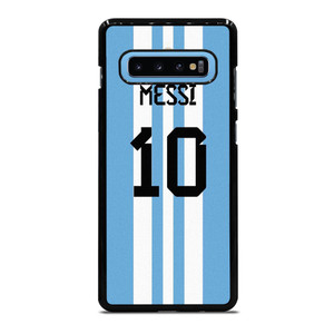 LIONEL MESSI ARGENTINA JERSEY 2 Samsung Galaxy S10 Plus Case