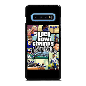 LOS ANGELES RAMS CHAMPIONS CARTOON Samsung Galaxy S10 Plus Case