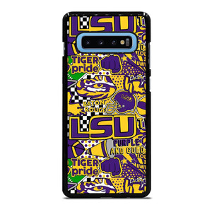 LSU Tigers UNIVERSUTY COLLAGE Samsung Galaxy S10 Plus Case LSU Tigers UNIVERSUTY COLLAGE Samsung Galaxy S10 Plus Case