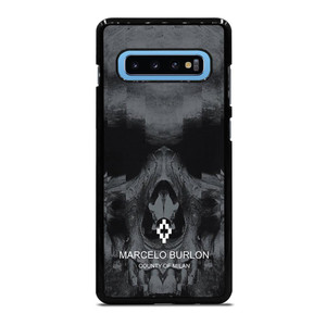 MARCELO BURLON SKULL LOGO Samsung Galaxy S10 Plus Case MARCELO BURLON SKULL LOGO Samsung Galaxy S10 Plus Case