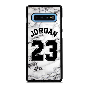 MICHAEL JORDAN 23 WHITE MARBLE Samsung Galaxy S10 Plus Case MICHAEL JORDAN 23 WHITE MARBLE Samsung Galaxy S10 Plus Case