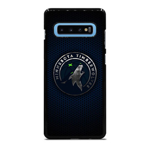 MINNESOTA TIMBERWOLVES BLUE CARBON Samsung Galaxy S10 Plus Case