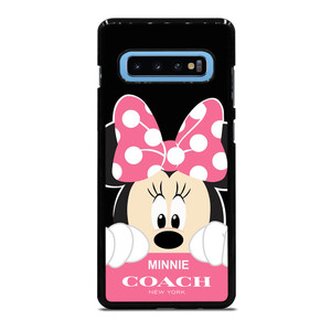 MINNIE MOUSE PINK COACH NEW YORK Samsung Galaxy S10 Plus Case