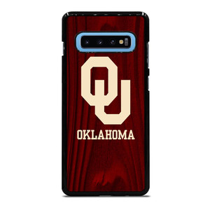 OKLAHOMA SOONERS WOODEN LOGO Samsung Galaxy S10 Plus Case OKLAHOMA SOONERS WOODEN LOGO Samsung Galaxy S10 Plus Case