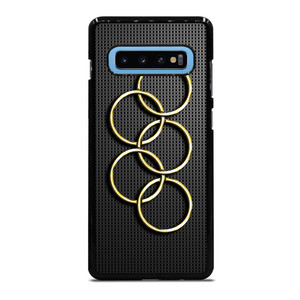 OLYMPIC RINGS GOLD CARBON Samsung Galaxy S10 Plus Case OLYMPIC RINGS GOLD CARBON Samsung Galaxy S10 Plus Case