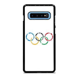 OLYMPIC RINGS LOGO BRUSHED Samsung Galaxy S10 Plus Case OLYMPIC RINGS LOGO BRUSHED Samsung Galaxy S10 Plus Case