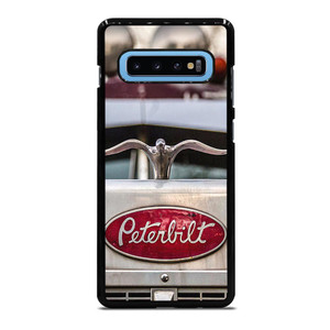 PETERBILT TRUCK METAL EMBLEM Samsung Galaxy S10 Plus Case PETERBILT TRUCK METAL EMBLEM Samsung Galaxy S10 Plus Case
