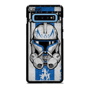 POSTER CLONE WARS STAR Samsung Galaxy S10 Plus Case