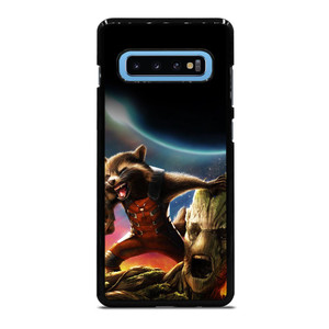 ROCKET RACCOON GROOT AVENGER Samsung Galaxy S10 Plus Case ROCKET RACCOON GROOT AVENGER Samsung Galaxy S10 Plus Case