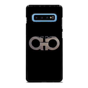 SALVATORE FERRAGAMO LOGO BLACK Samsung Galaxy S10 Plus Case SALVATORE FERRAGAMO LOGO BLACK Samsung Galaxy S10 Plus Case