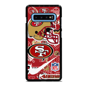 SAN FRANCISCO 49ERS NFL STICKER BOMB Samsung Galaxy S10 Plus Case SAN FRANCISCO 49ERS NFL STICKER BOMB Samsung Galaxy S10 Plus Case
