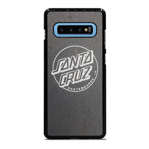 SANTA CRUZ SKATEBOARD LOGO ASPHALT Samsung Galaxy S10 Plus Case SANTA CRUZ SKATEBOARD LOGO ASPHALT Samsung Galaxy S10 Plus Case