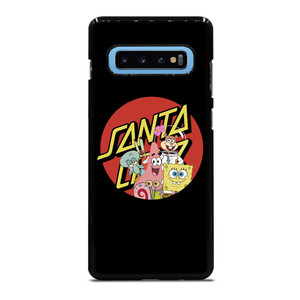 SANTA CRUZ SKATEBOARD X SPONGEBOB Samsung Galaxy S10 Plus Case