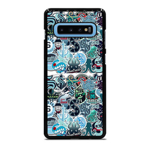 SEATTLE KRAKEN OCTOPUS COLLAGE Samsung Galaxy S10 Plus Case SEATTLE KRAKEN OCTOPUS COLLAGE Samsung Galaxy S10 Plus Case