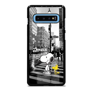 SNOOPY STREET RAIN Samsung Galaxy S10 Plus Case SNOOPY STREET RAIN Samsung Galaxy S10 Plus Case
