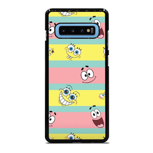 SPONGEBOB PATRICK CUTE STRIPE Samsung Galaxy S10 Plus Case SPONGEBOB PATRICK CUTE STRIPE Samsung Galaxy S10 Plus Case