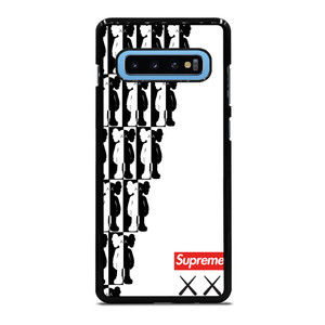 SUPREME KAWS BLACK WHITE Samsung Galaxy S10 Plus Case SUPREME KAWS BLACK WHITE Samsung Galaxy S10 Plus Case