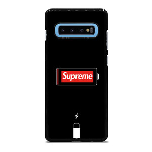 SUPREME PHONE LOW BATTERY Samsung Galaxy S10 Plus Case SUPREME PHONE LOW BATTERY Samsung Galaxy S10 Plus Case