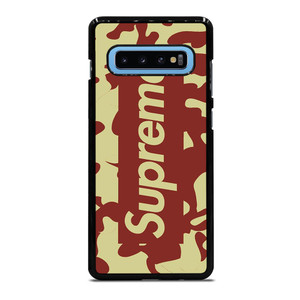 SUPREME RED CREAM LOGO Samsung Galaxy S10 Plus Case SUPREME RED CREAM LOGO Samsung Galaxy S10 Plus Case