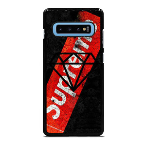 SUPREME X DIAMOND SUPPLY CO BLACK Samsung Galaxy S10 Plus Case