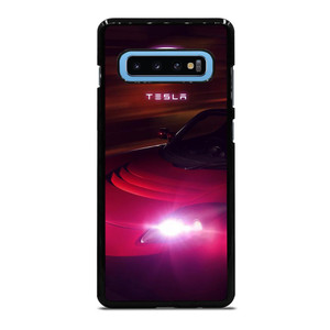 TESLA MOTORS RED CAR Samsung Galaxy S10 Plus Case TESLA MOTORS RED CAR Samsung Galaxy S10 Plus Case