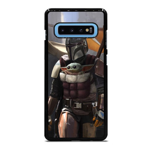 THE MANDALORIAN AND BABY YODA Samsung Galaxy S10 Plus Case THE MANDALORIAN AND BABY YODA Samsung Galaxy S10 Plus Case