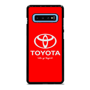 TOYOTA LETS GO BEYOND LOGO RED Samsung Galaxy S10 Plus Case