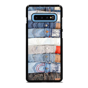 TRUE RELIGION BRAND JEANS COLLAGE Samsung Galaxy S10 Plus Case TRUE RELIGION BRAND JEANS COLLAGE Samsung Galaxy S10 Plus Case
