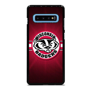 WISCONSIN BADGER METAL LOGO Samsung Galaxy S10 Plus Case