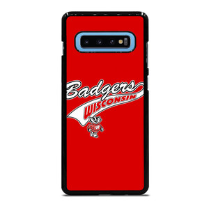 WISCONSIN BADGERS FOOTBALL SYMBOL Samsung Galaxy S10 Plus Case WISCONSIN BADGERS FOOTBALL SYMBOL Samsung Galaxy S10 Plus Case