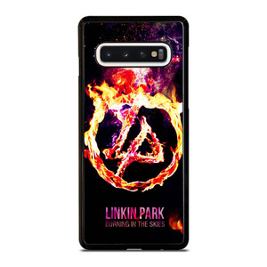 LINKIN PARK LOGO BURNING IN THE SKIES Samsung Galaxy S10 Case
