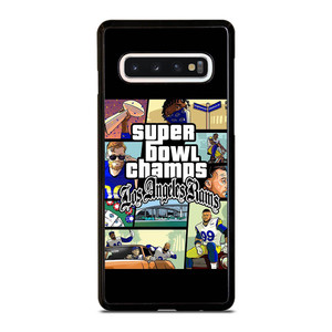 LOS ANGELES RAMS CHAMPIONS CARTOON Samsung Galaxy S10 Case