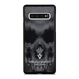 MARCELO BURLON SKULL LOGO Samsung Galaxy S10 Case MARCELO BURLON SKULL LOGO Samsung Galaxy S10 Case